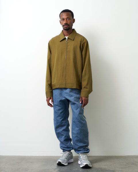 Big Rig Shirt - Olive Khaki Nywo Twill Washer - paa